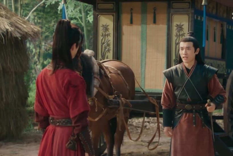 Xe ngựa chở Dịch Văn Quân về đến ngọn núi ngoài thành Cô Tô.