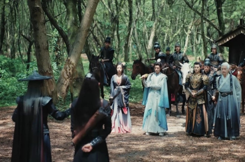 Lý tiên sinh bất ngờ xuất hiện, khiến 3 sát thủ của Ám Hà phải rút lui.