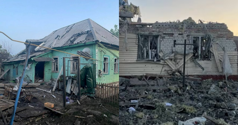 Thiệt hại sau các cuộc không kích nhằm vào Kursk của Ukraine. Ảnh: Reuters