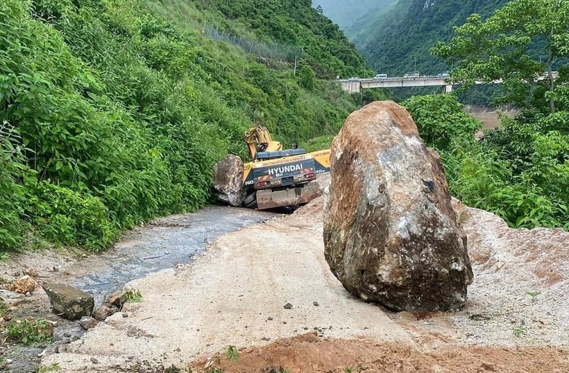 Hiện trường vụ việc. Ảnh: Dân Trí