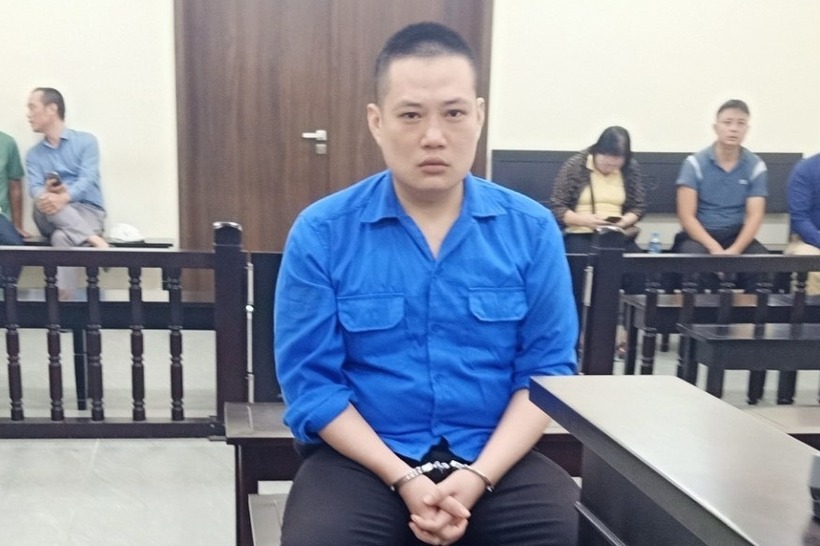 Bị cáo Trần Quang Trung tại tòa. Ảnh: VietNamNet