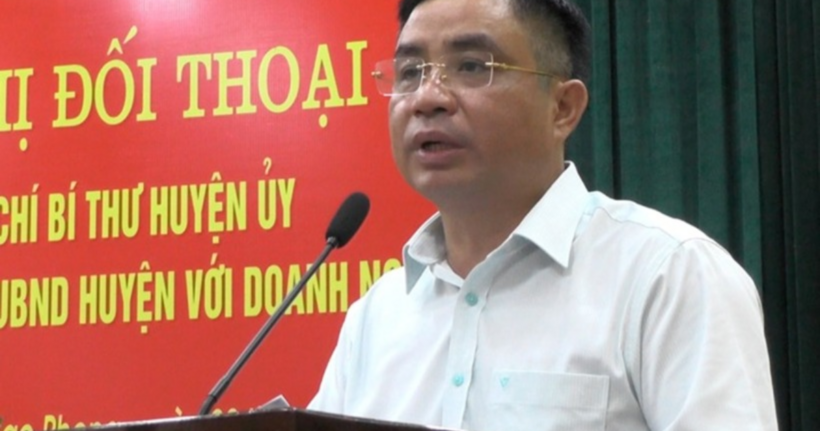 Ông Quách Văn Ngoan, Chủ tịch UBND huyện Cao Phong. (Ảnh: VTC News)