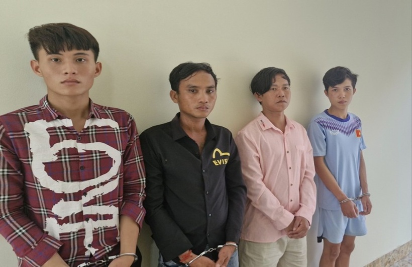 Các đối tượng gây án. (Ảnh: Công an)