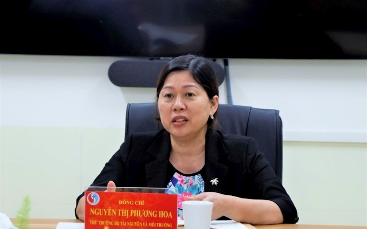 Thứ trưởng Nguyễn Thị Phương Hoa được giao điều hành hoạt động của Bộ Tài nguyên và Môi trường. Ảnh: Tuổi trẻ