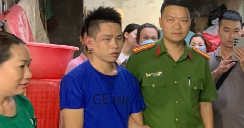 Trương Văn Phước bị bắt giữ.