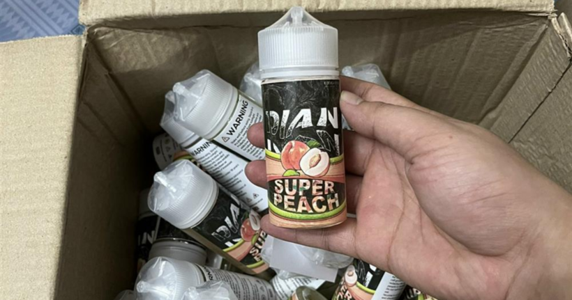 Tang vật thu giữ chứa ma tuý CBD.
