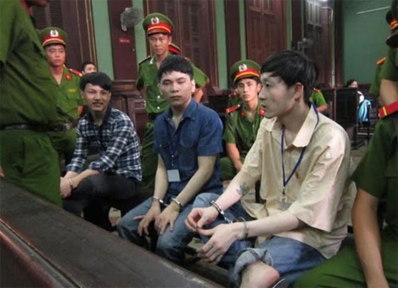Các bị cáo tại phiên toà xét xử. Ảnh: Công an nhân dân