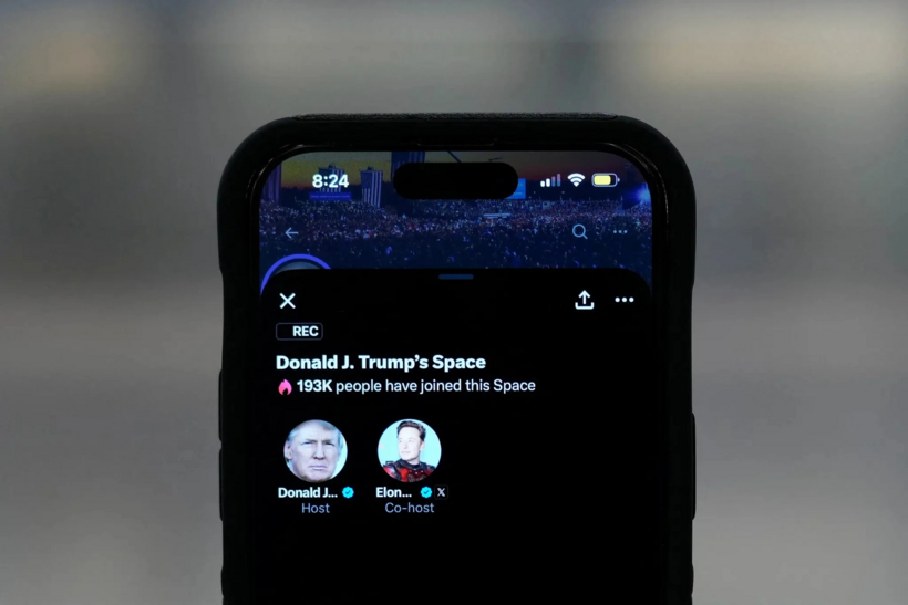 Cuộc trò chuyện của ông Donald Trump và ông Elon Musk nhận được hơn 1,3 triệu người xem vào thời điểm đạt đỉnh. Ảnh: Reuters.