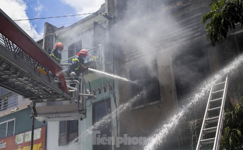 Ngôi nhà xảy ra cháy. (Ảnh: Tiền phong)