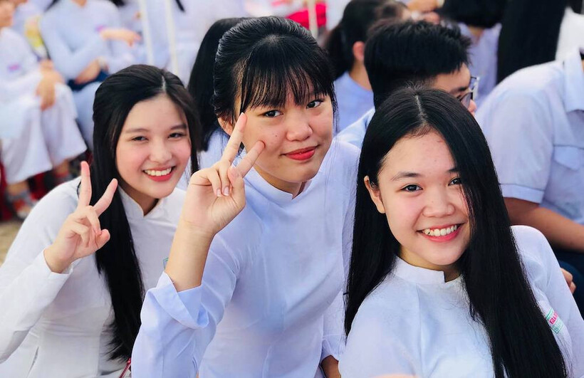 Học sinh TP.HCM. (Ảnh: VietnamNet)