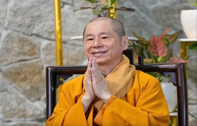 Ông Vương Tấn Việt (thượng tọa Thích Chân Quang). (Ảnh: Thanh niên)