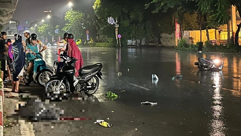 Hiện trường vụ việc. Ảnh: Hà Nội Mới