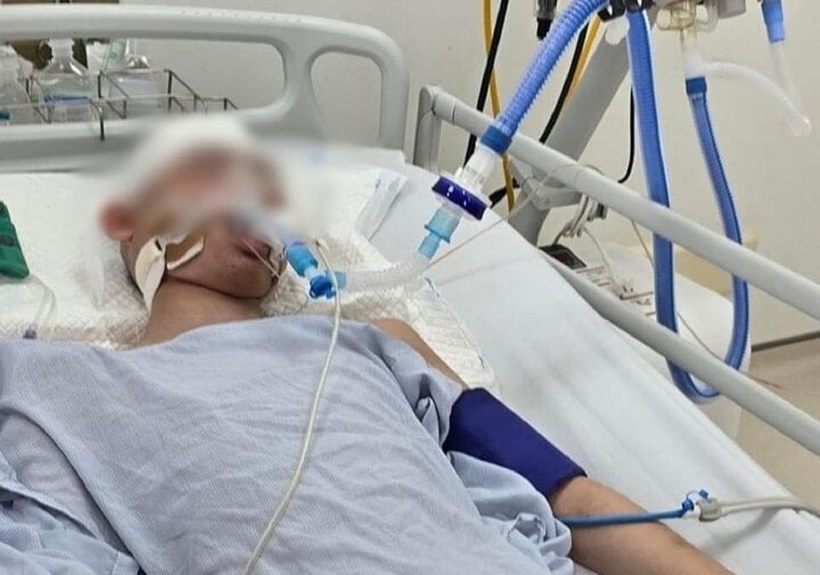 Sau 2 tháng điều trị, nam sinh N.H.Đ. đã qua đời. Ảnh: VTC News