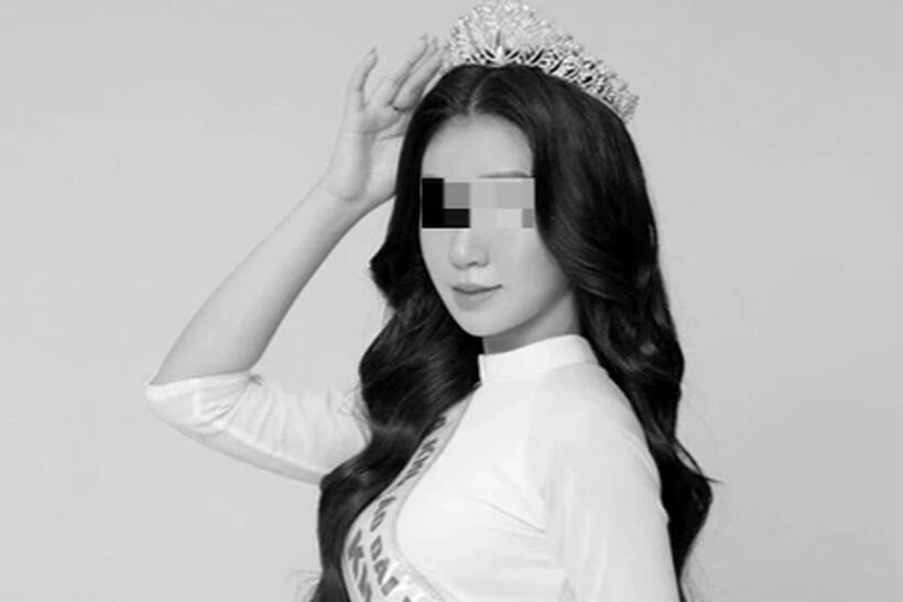 Nạn nhân là Á khôi cuộc thi Hoa khôi Áo dài Việt Nam. Ảnh: Tuổi Trẻ
