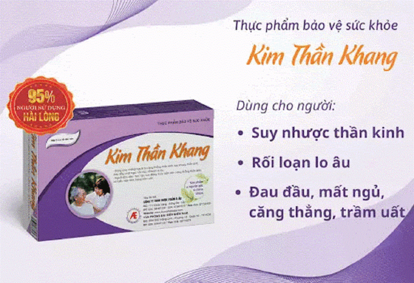 Kim Thần Khang - Giúp giảm trầm cảm, mất ngủ, lo âu, thần kinh khỏe mạnh, tinh thần lên cao
