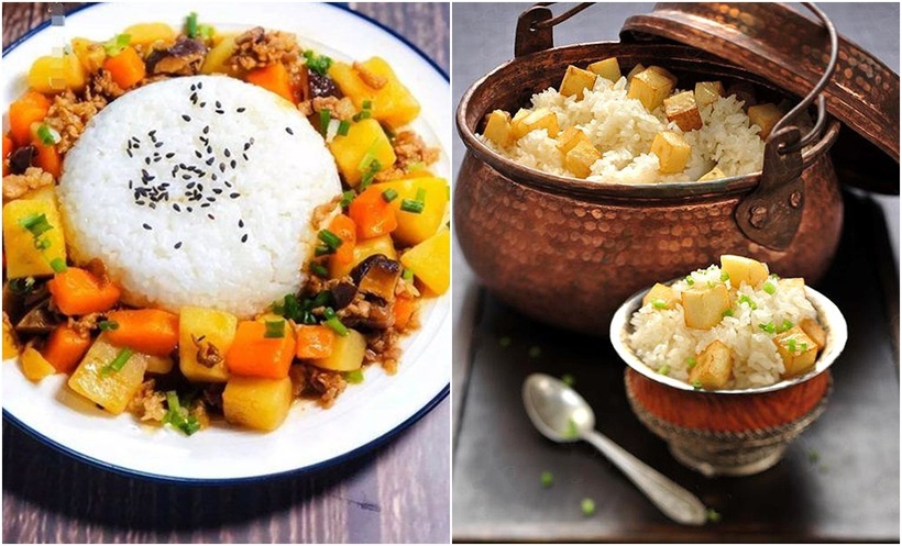 Việc kết hợp cơm và khoai tây trong cùng một bữa ăn không phải là lựa chọn tốt nhất cho sức khỏe.