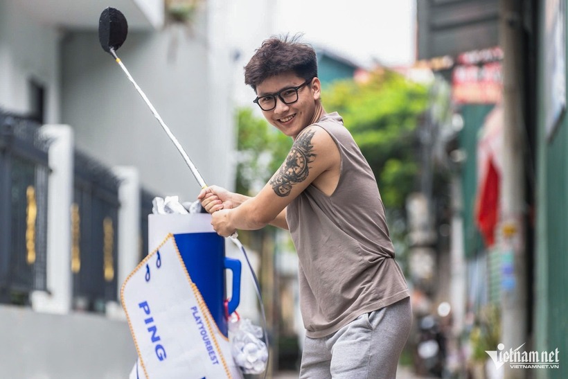 Bộ gậy golf đủ 13 cây có tỉ lệ 1:1 được test thử độc chắc chắn