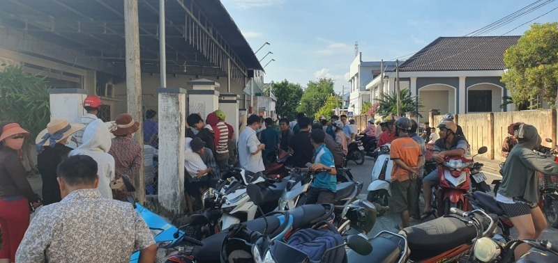 Hiện trường vụ thanh niên tử vong ở thị trấn Cam Đức, huyện Cam Lâm, tỉnh Khánh Hòa. Ảnh: Công an nhân dân