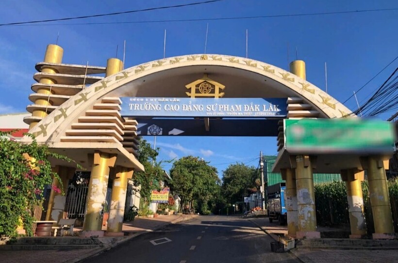 Trường Cao đẳng Sư phạm Đắk Lắk. Ảnh: Báo Dân trí.