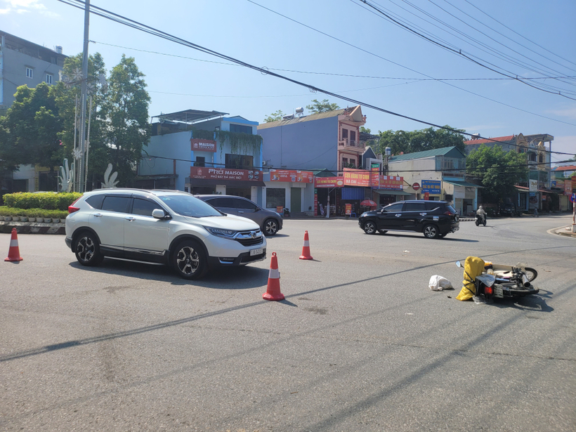 Hiện trường xảy ra vụ tai nạn. Ảnh: Báo Cao Bằng.