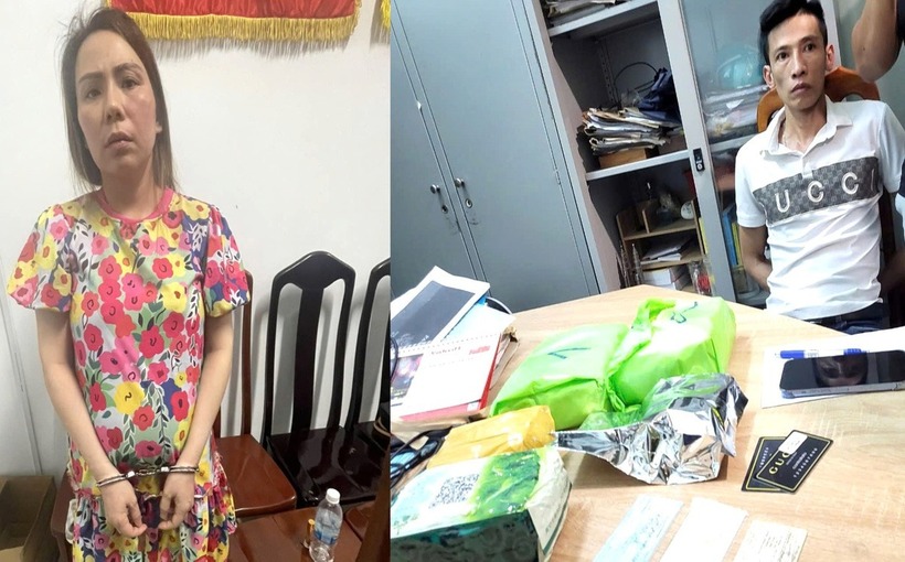 Vũ Thị Huỳnh Loan (bên trái) và Nguyễn Ngọc Nhân. Ảnh: Tuổi Trẻ Online