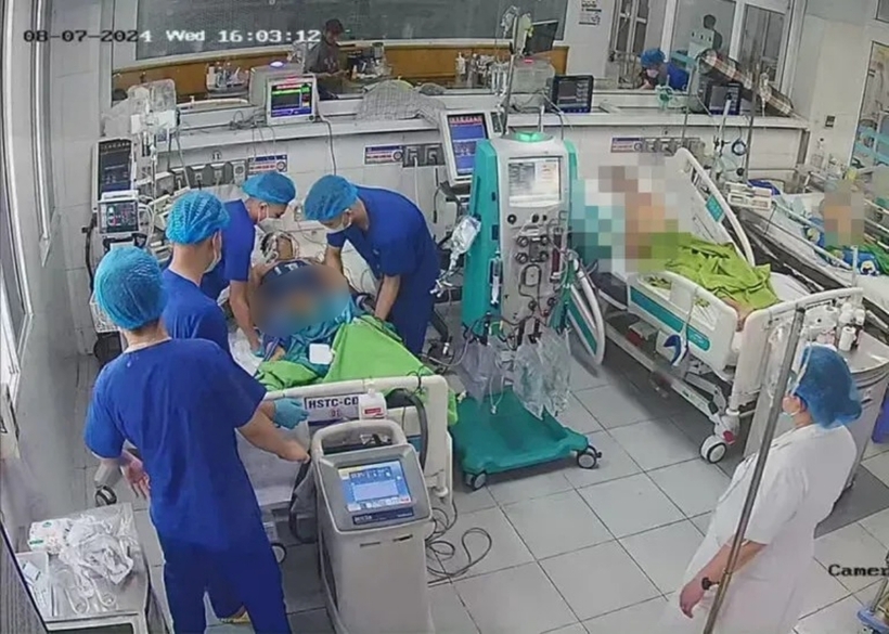 Người đàn ông bị ngừng tim 2 lần. Ảnh: VTV Times