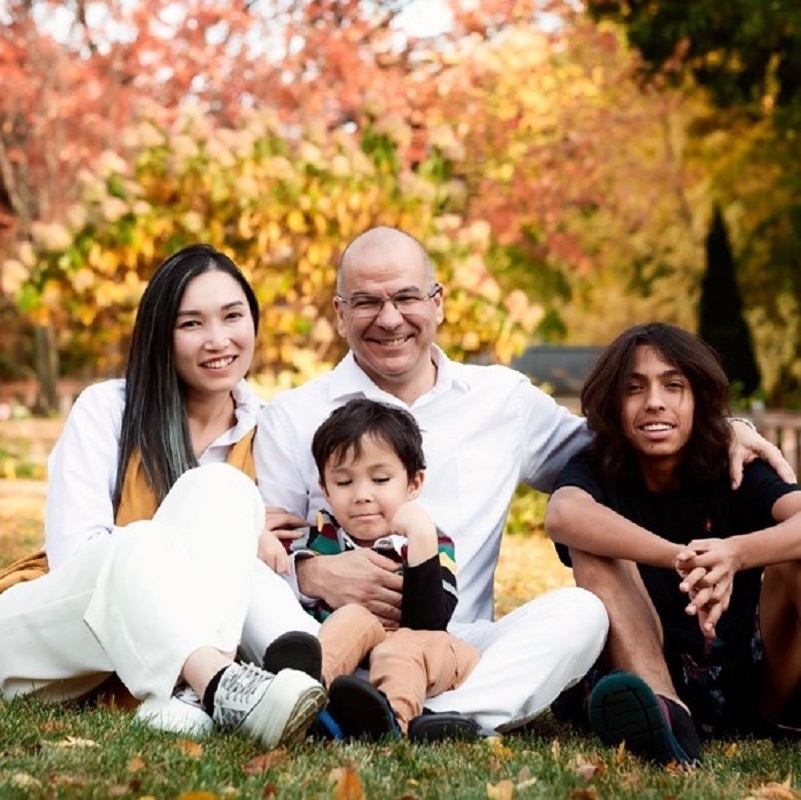 Gia đình nhỏ thân yêu của Anna tại Mỹ