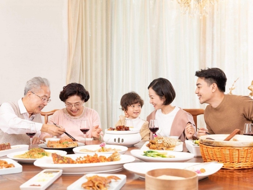 Bữa ăn là thời điểm kết nối tình cảm.