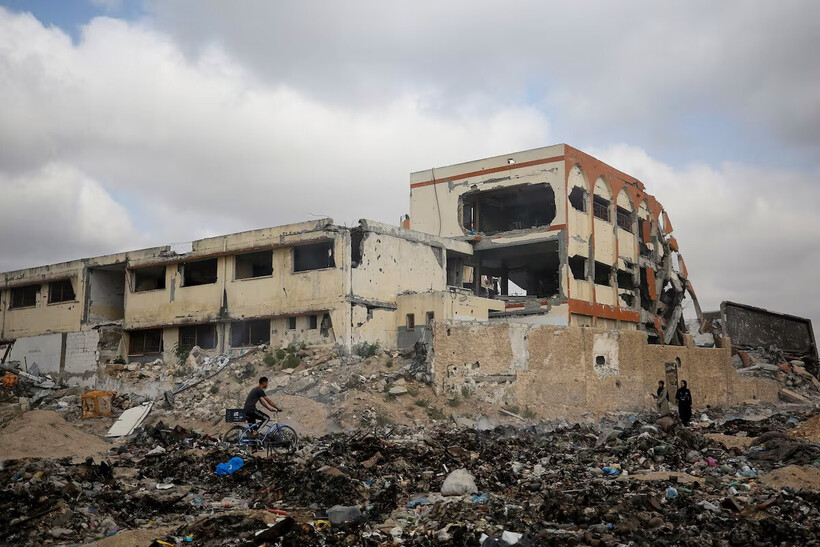 Nhiều tòa nhà tại Gaza bị xụp đổ. Ảnh minh họa