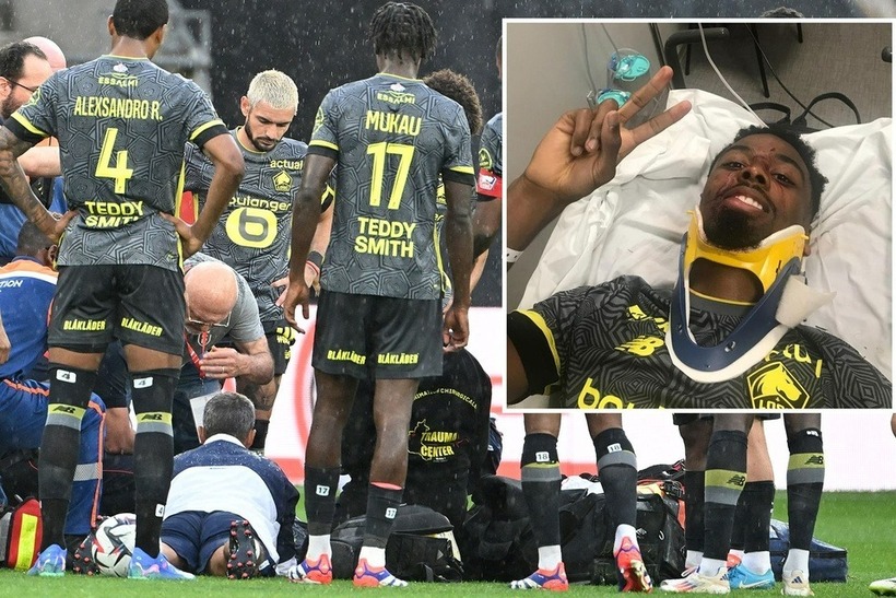 Angel Gomes phải nẹp cổ, tuy nhiên sức khỏe của cầu thủ này đã ổn định.