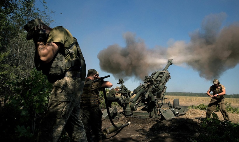 Binh sĩ Ukraine. Ảnh: The New York Times