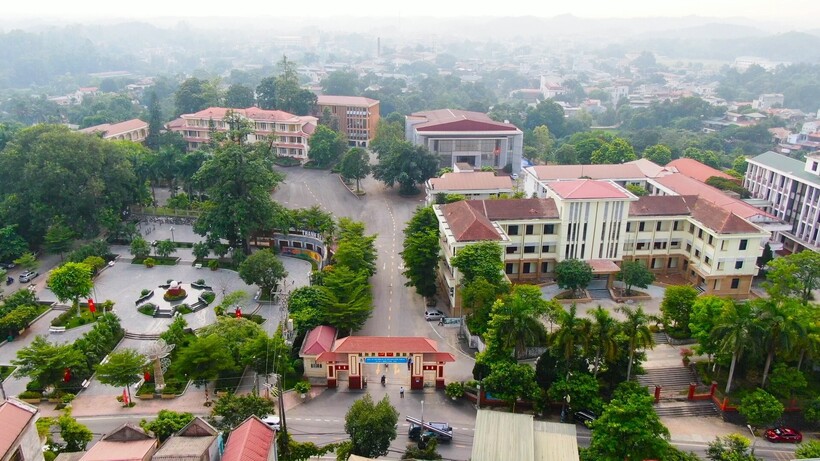 Hình ảnh bức tranh khởi sắc về huyện Thanh Ba