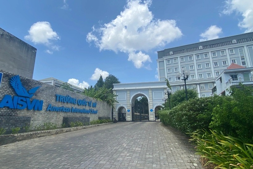 Trường Tiểu học, Trung học cơ sở và Trung học phổ thông Quốc tế Mỹ (gọi tắt là Trường Quốc tế Mỹ - AISVN). Ảnh: Dân trí