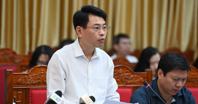 Ông Đặng Xuân Phong phát biểu.
