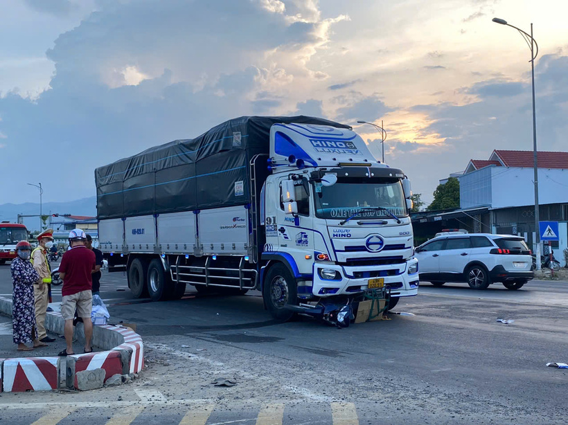 Hiện trường xảy ra vụ tai nạn. Ảnh: Báo Khánh Hòa.