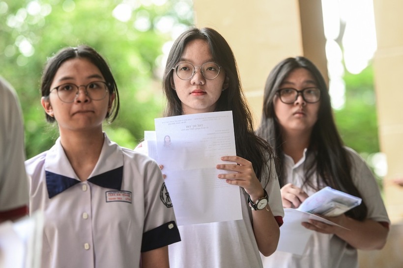 Thí sinh thi tốt nghiệp THPT. (Ảnh: VNN)