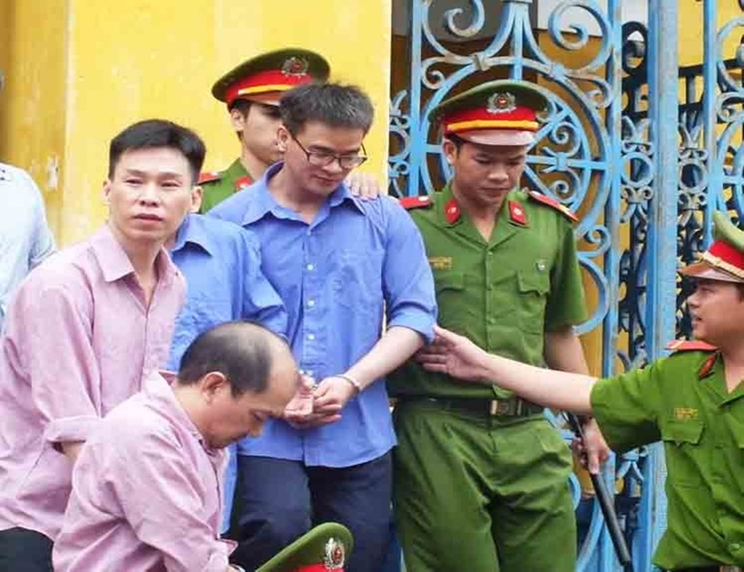 Nguyễn Đăng Thành tại phiên tòa sơ thẩm. (Ảnh: Thanh niên)