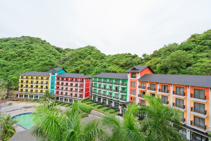 Catba Island Resort & Spa là khu nghỉ dưỡng cao cấp với tầm nhìn tuyệt đẹp ra. Ảnh minh họa