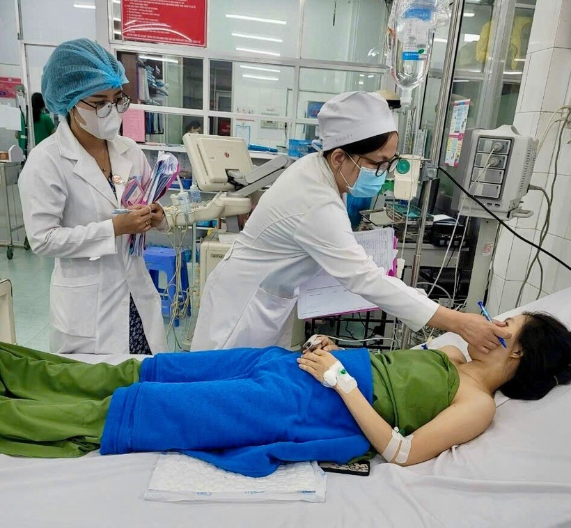 Sức khỏe của thai phụ hiện nay đang dần hồi phục. Ảnh: BVCC.