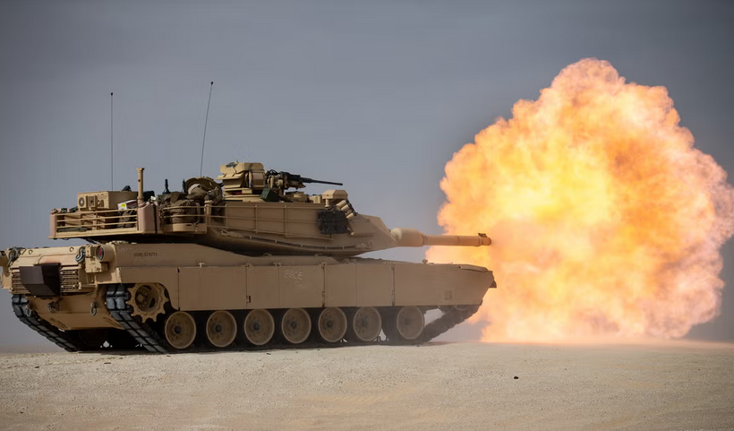 Xe tăng M1A1 Abrams do Mỹ sản xuất. Ảnh: Reuters