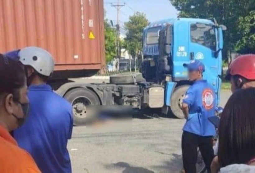 Hiện trường xảy ra vụ tai nạn. Ảnh: PLO.