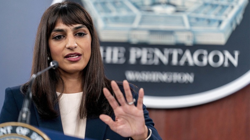 Phó Thư ký Báo chí Lầu Năm Góc Sabrina Singh. Ảnh: Reuters
