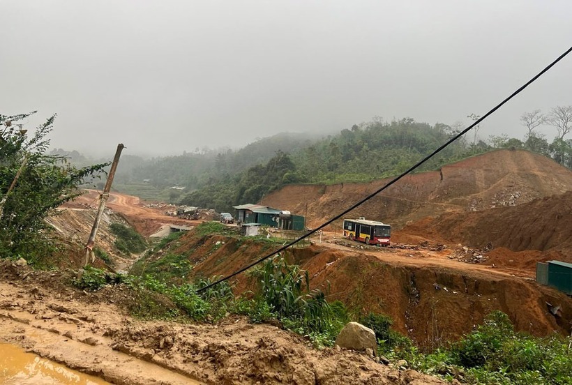 Một dự án do Công ty T.Q. đang thi công. Ảnh: Lao Động