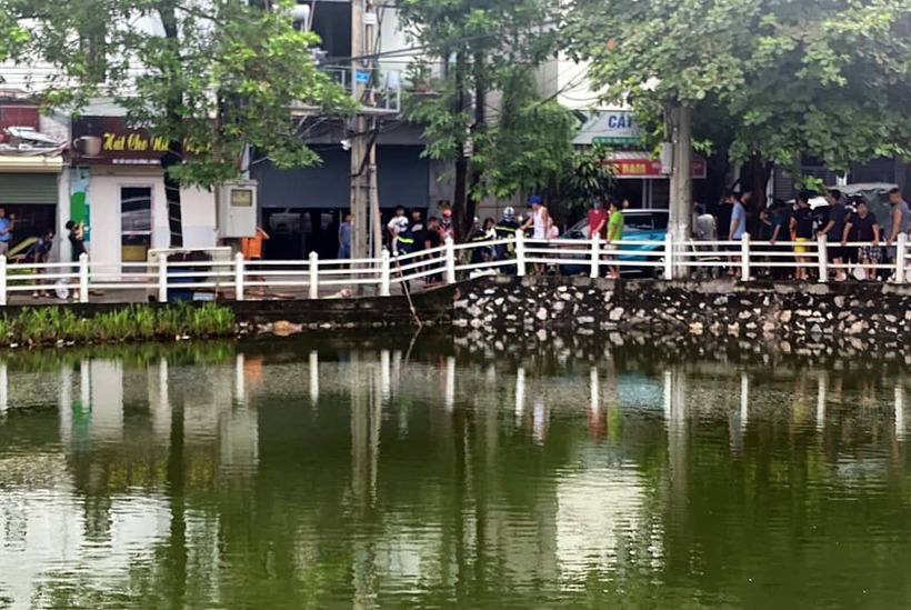 Khu vực phát hiện thi thể người đàn ông. Ảnh: Vietnamnet