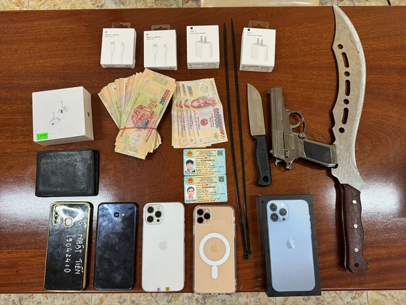 Tang vật trong vụ án. Ảnh: Công an nhân dân