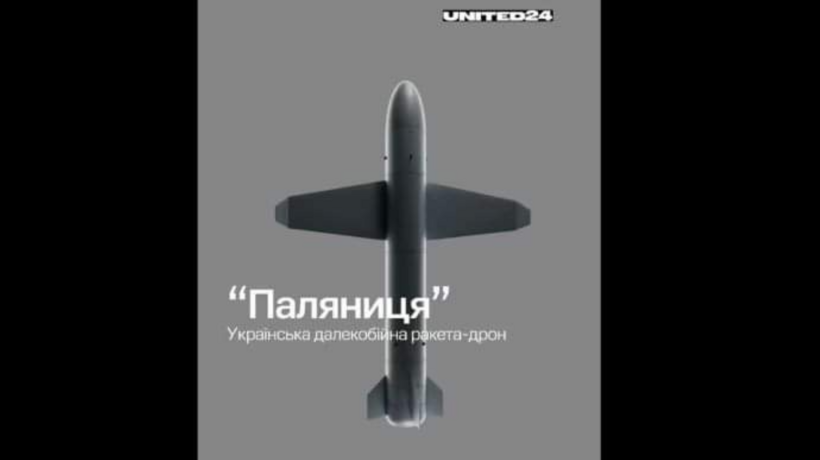 Tên lửa không người lái Palianytsia của Ukraine. Ảnh: Pravda