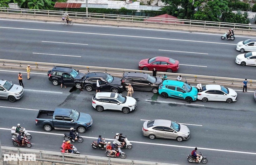 Hiện trường vụ tai nạn. Ảnh: Dân Trí