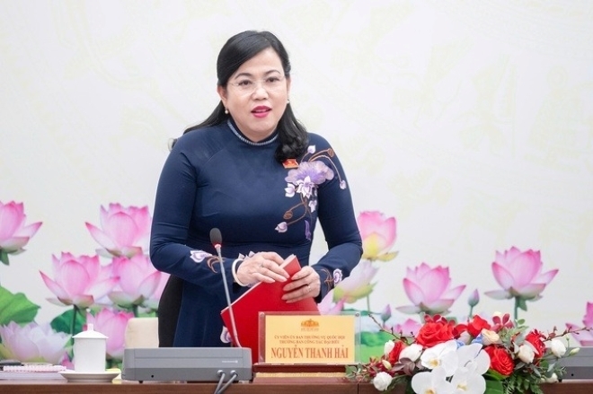 Bà Nguyễn Thanh Hải - Trưởng Ban Công tác Đại biểu, Phó Ban Tổ chức Trung ương.
