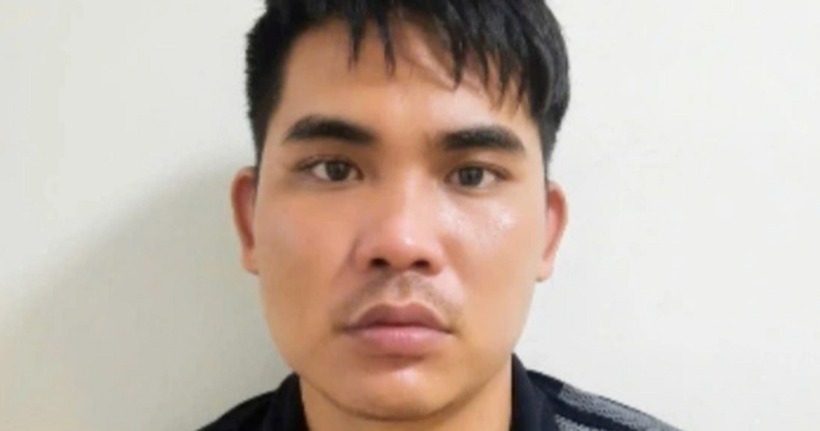 Phạm Văn Trung tại cơ quan công an. (Ảnh: Công an Hà Nội)