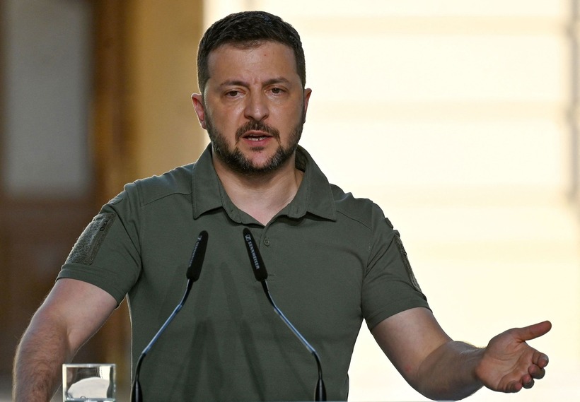 Tổng thống Ukraine Volodymyr Zelensky. Ảnh: CNN